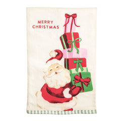Printed vintage christmas towel