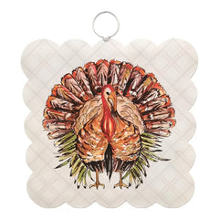 Festive turkey charm
