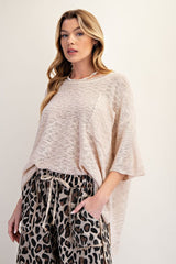 Loose fitting knit top