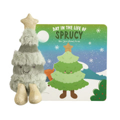 Christmas plush and book set
