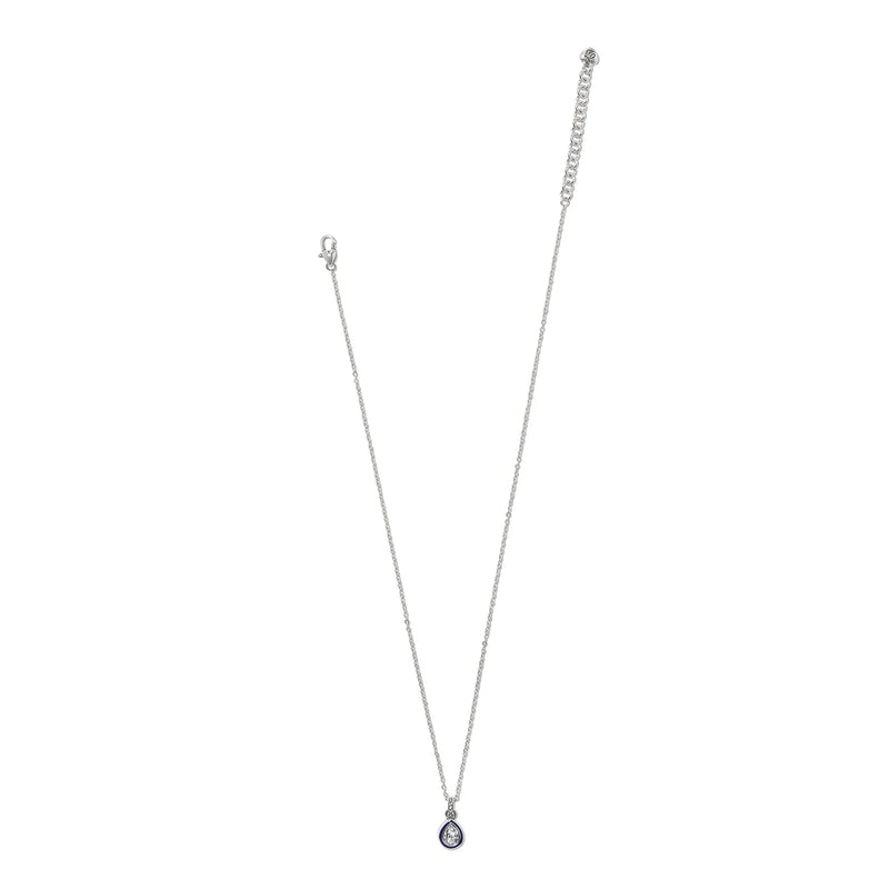 Halo Gemma Petite drop necklace