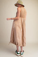 Sleeveless knit dress