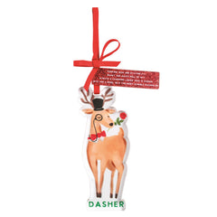 Reindeer Acrylic ornament