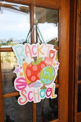 Back to school door hanger