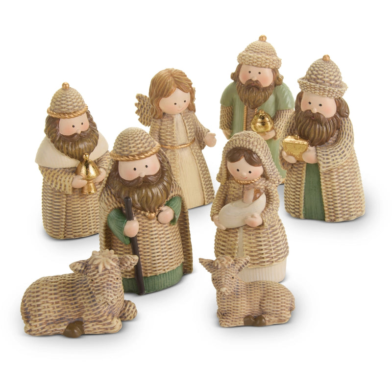 3.5” quilted nativity
