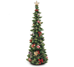 Resin decorated christmas tree