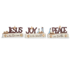 Nativity shelf sitters