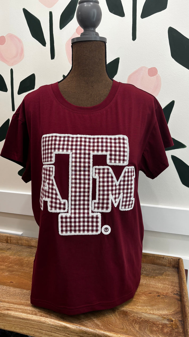 QOS Texas A&M tee