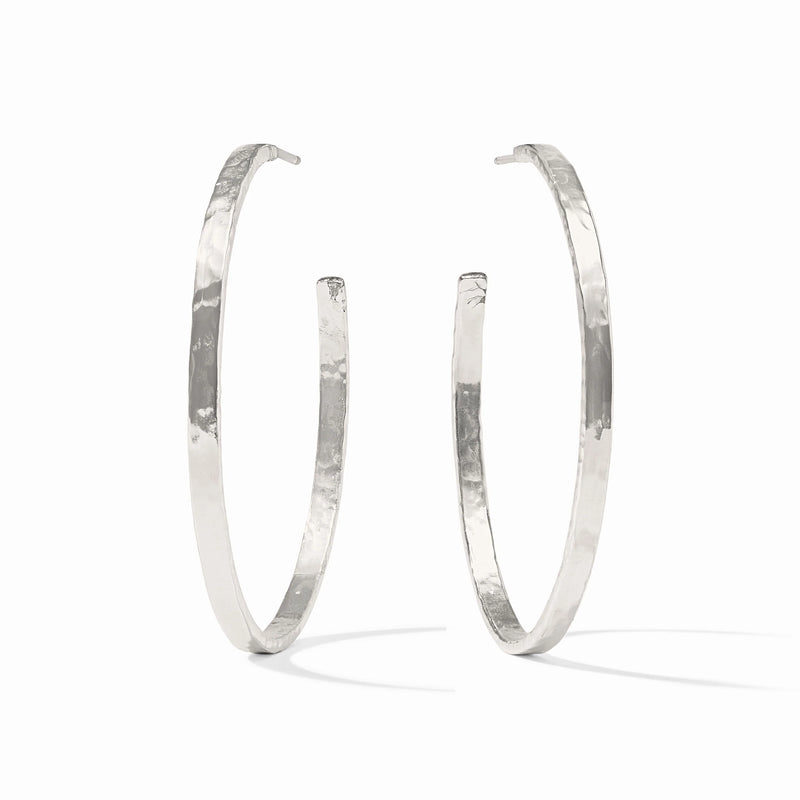 Crescent hoop-silver