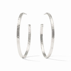 Crescent hoop-silver