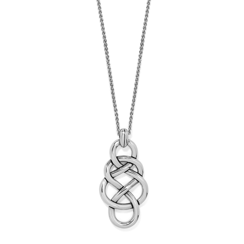 Interlok braid pendant necklace