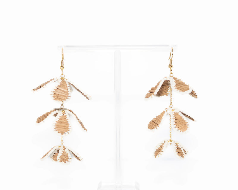 Falling petals earrings