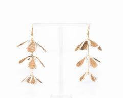 Falling petals earrings