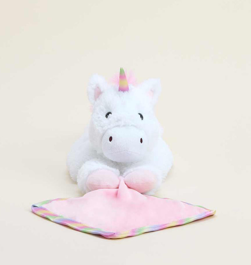 Warmie with a blanket