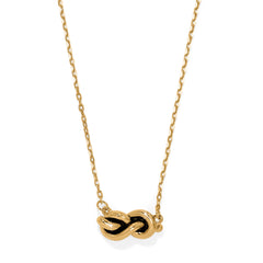 Interlok single knot petite necklace
