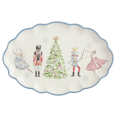 Nutcracker winter wonderland platter