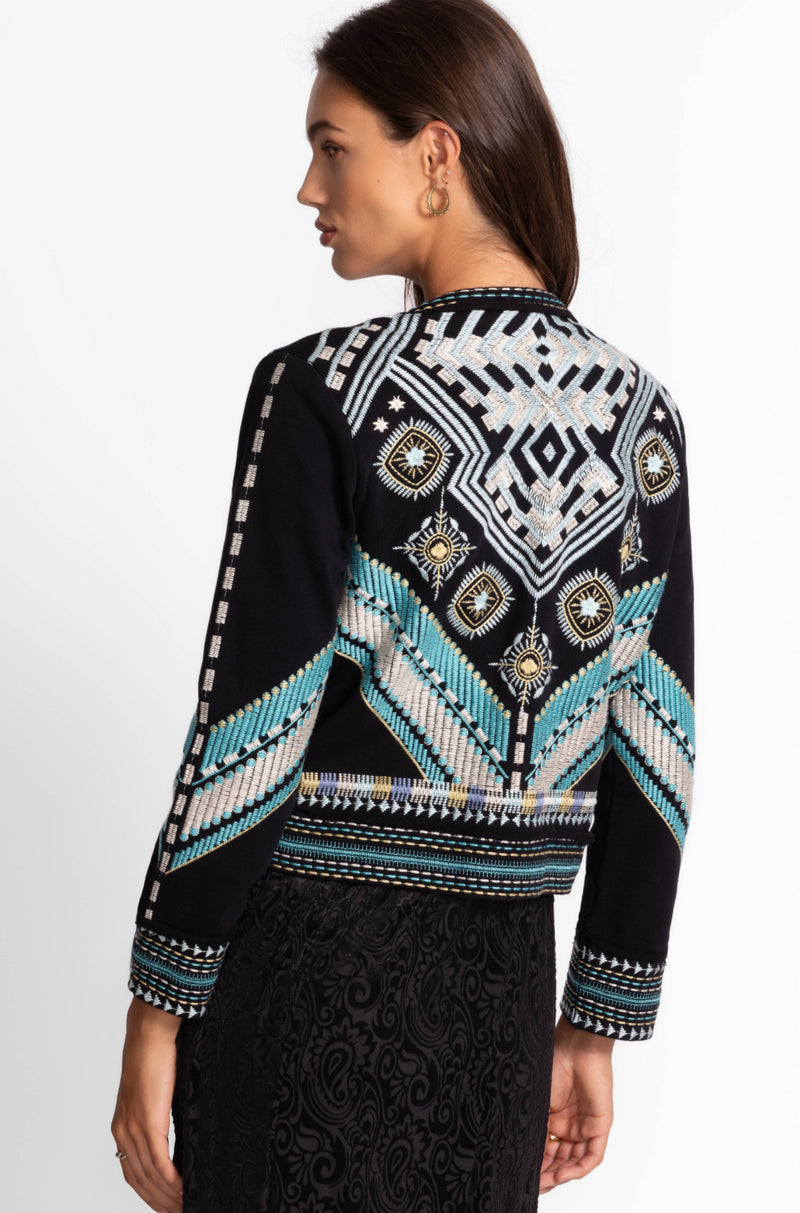 Oliver- French Terry mixed media jacket