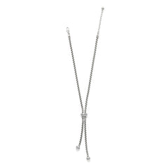 Meridian Solis Silver Y Necklace