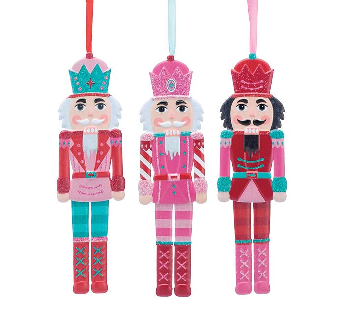 Nutcrackers tin ornaments