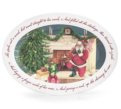 Night before christmas platter