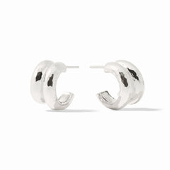 Havana double hoop-Silver