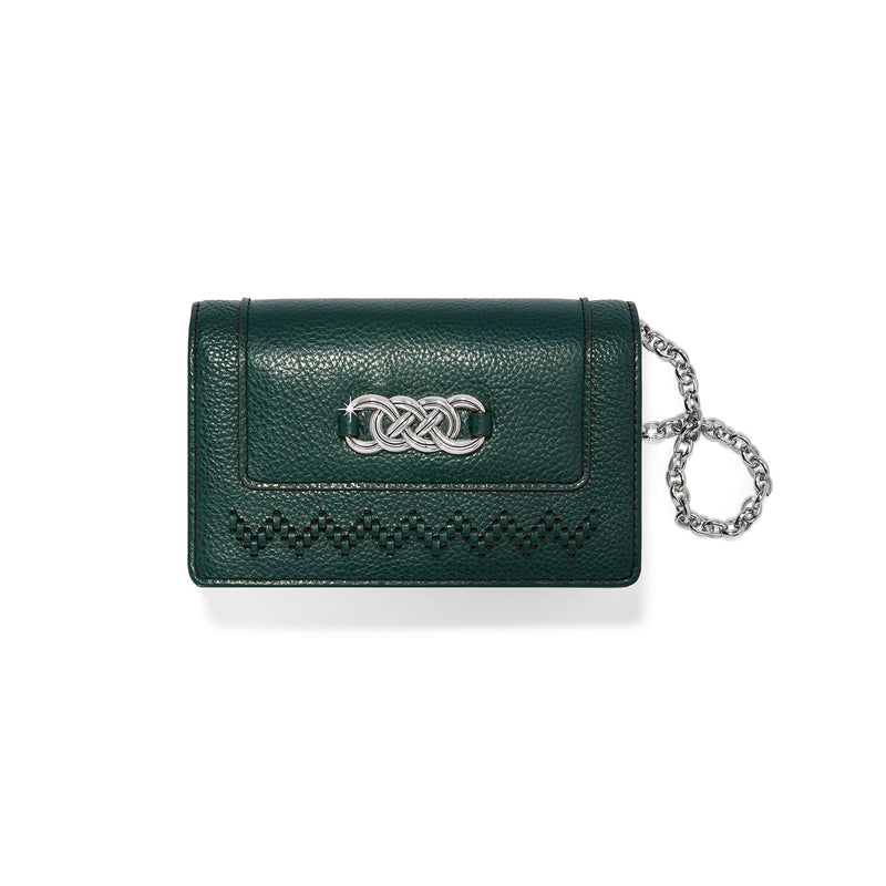 Jewel green Interlock Med wallet