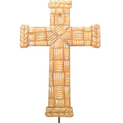 Wicker cross display