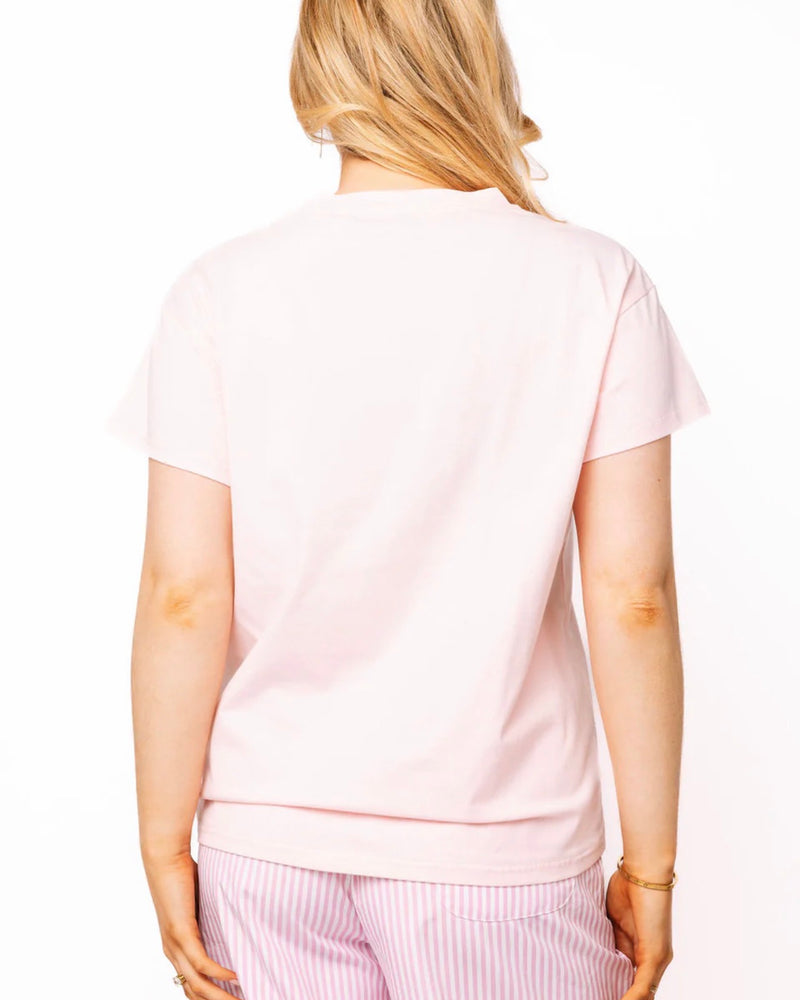 QOS Light pink USA top