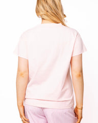 QOS Light pink USA top
