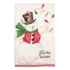 Printed vintage christmas towel