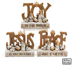 Nativity with message