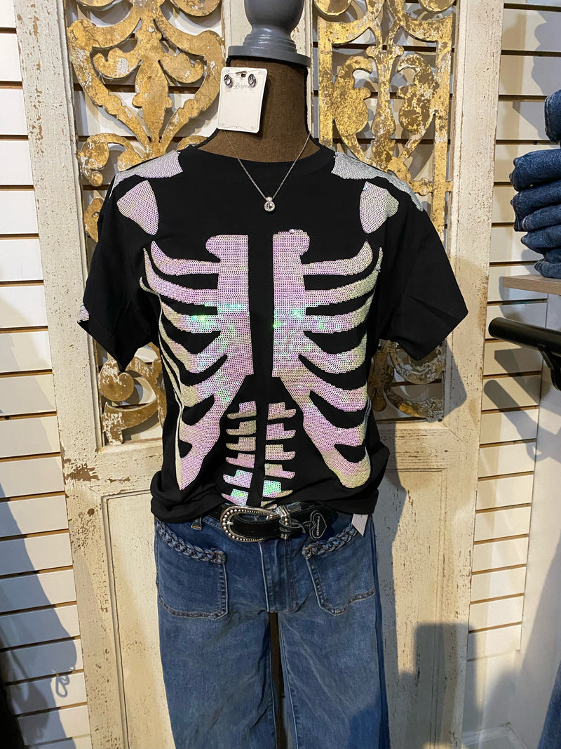 QOS Skeleton Tee