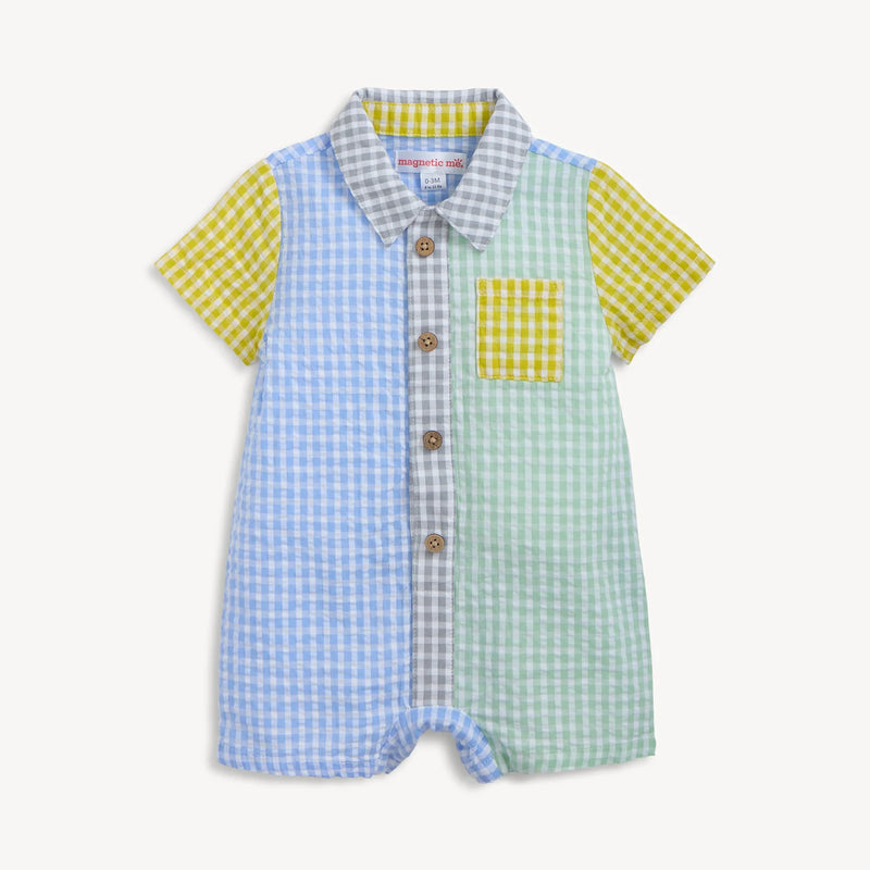Multi Gingham Romper