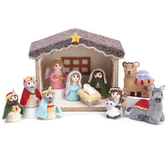 Felt 11 piece nativity