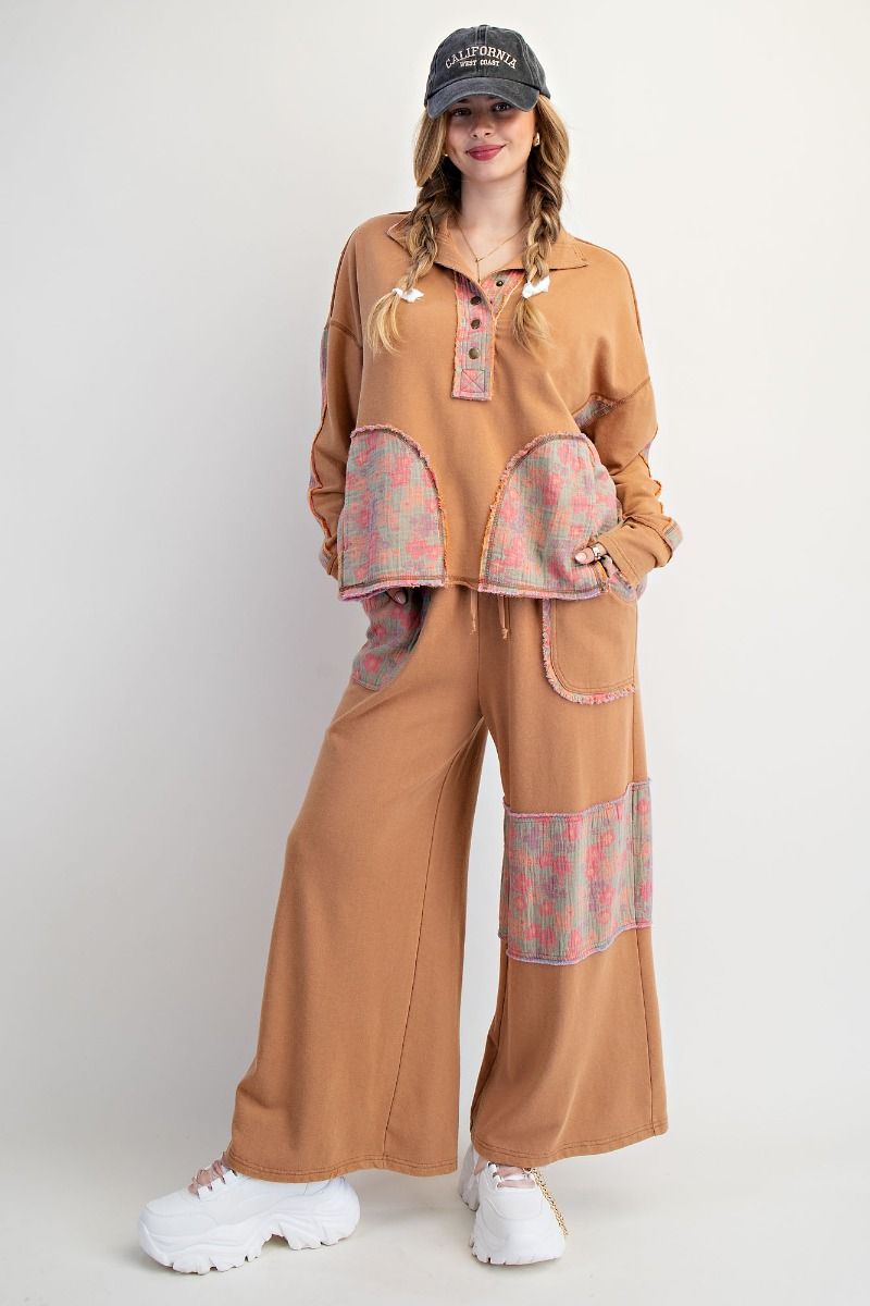 Vintage floral print set