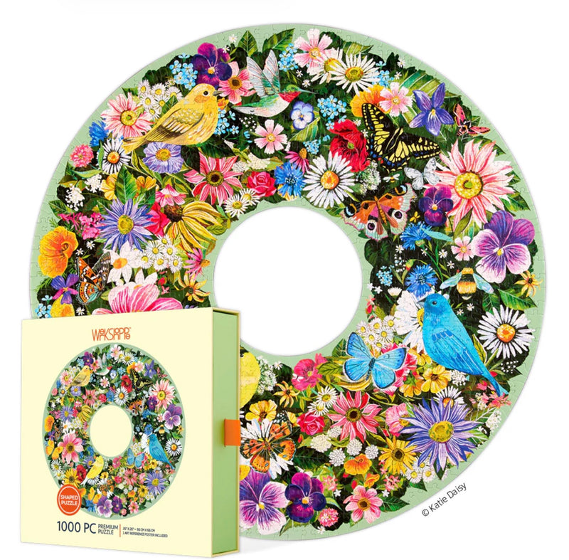 1000 piece wreath puzzle