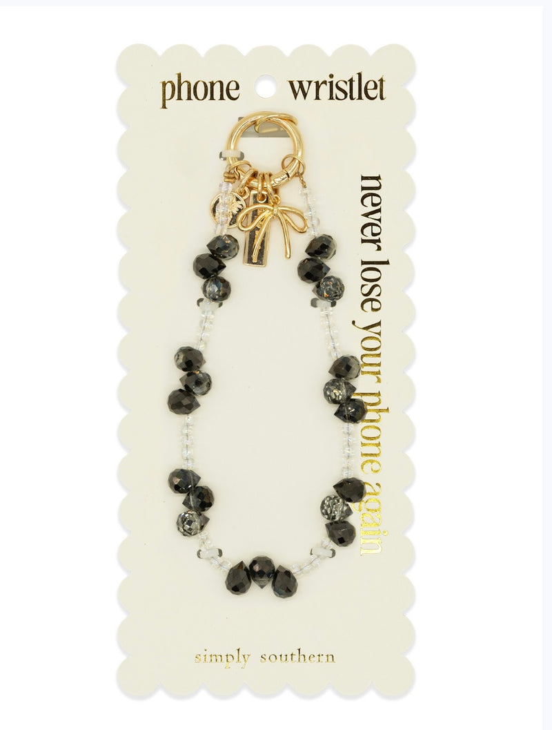 Phone Wristlet- bead trio