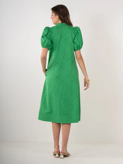 Hampton Dress- Fairway green