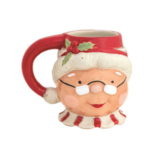 Holiday face mug