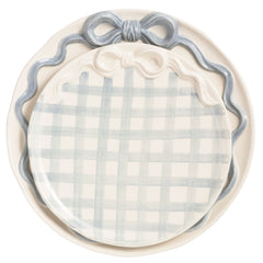 Bow nested platter set
