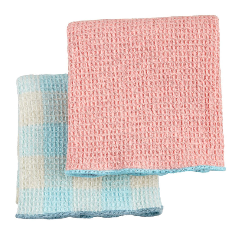 Colorful waffle towel