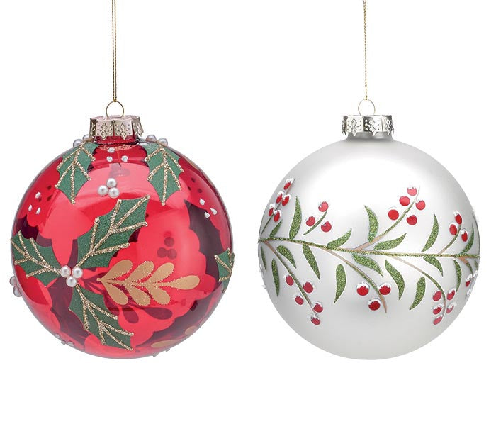Holly and berry orn