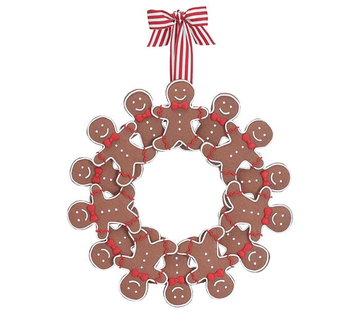 Wreath Clay dough gingerbread