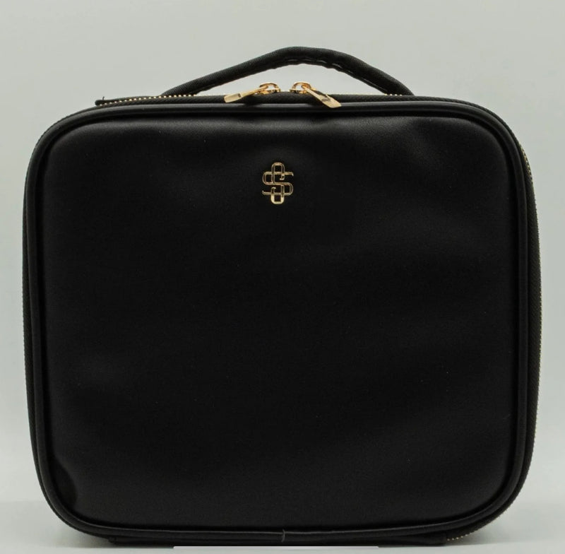 Leather Travel Case with light up mirror