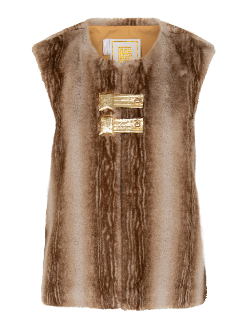 Roxy Vest- Faux Fur