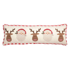 Santa reindeer pillow