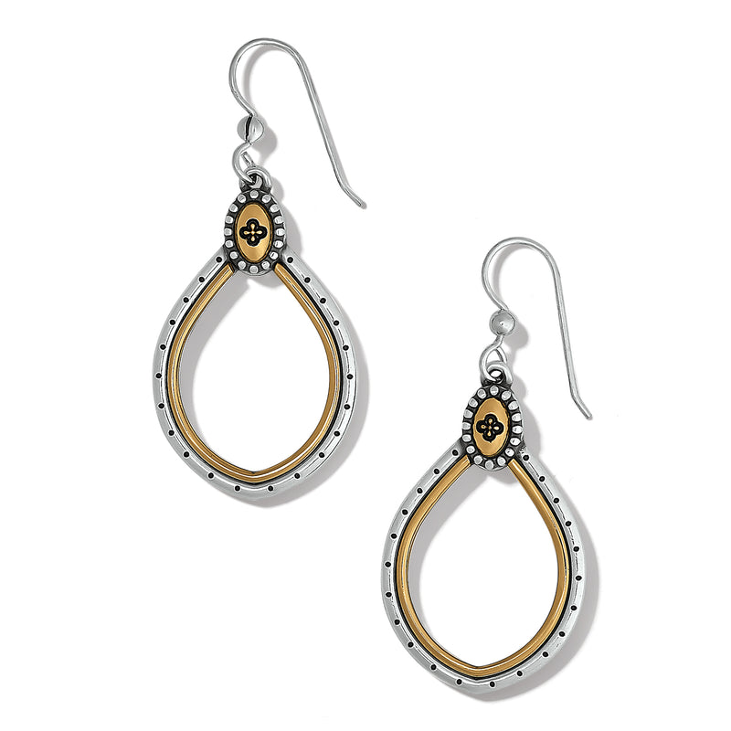 Venezia teardrop French wire earrings