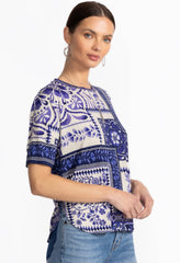 The Janie Favorite oversized cropped tee