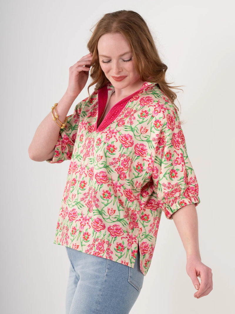 Poppy top- garden cheetah