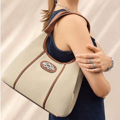 Bourbon Selene canvas Shoulder bag